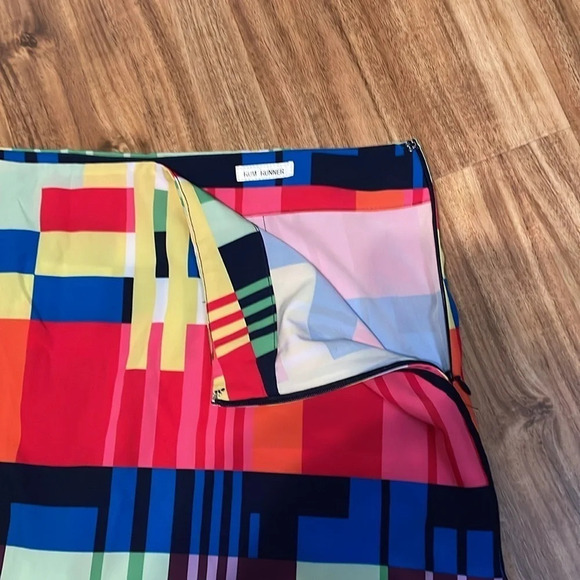 Golftini women’s skort 8 medium skirt golf athletic stretch pattern mini pockets - Picture 6 of 11